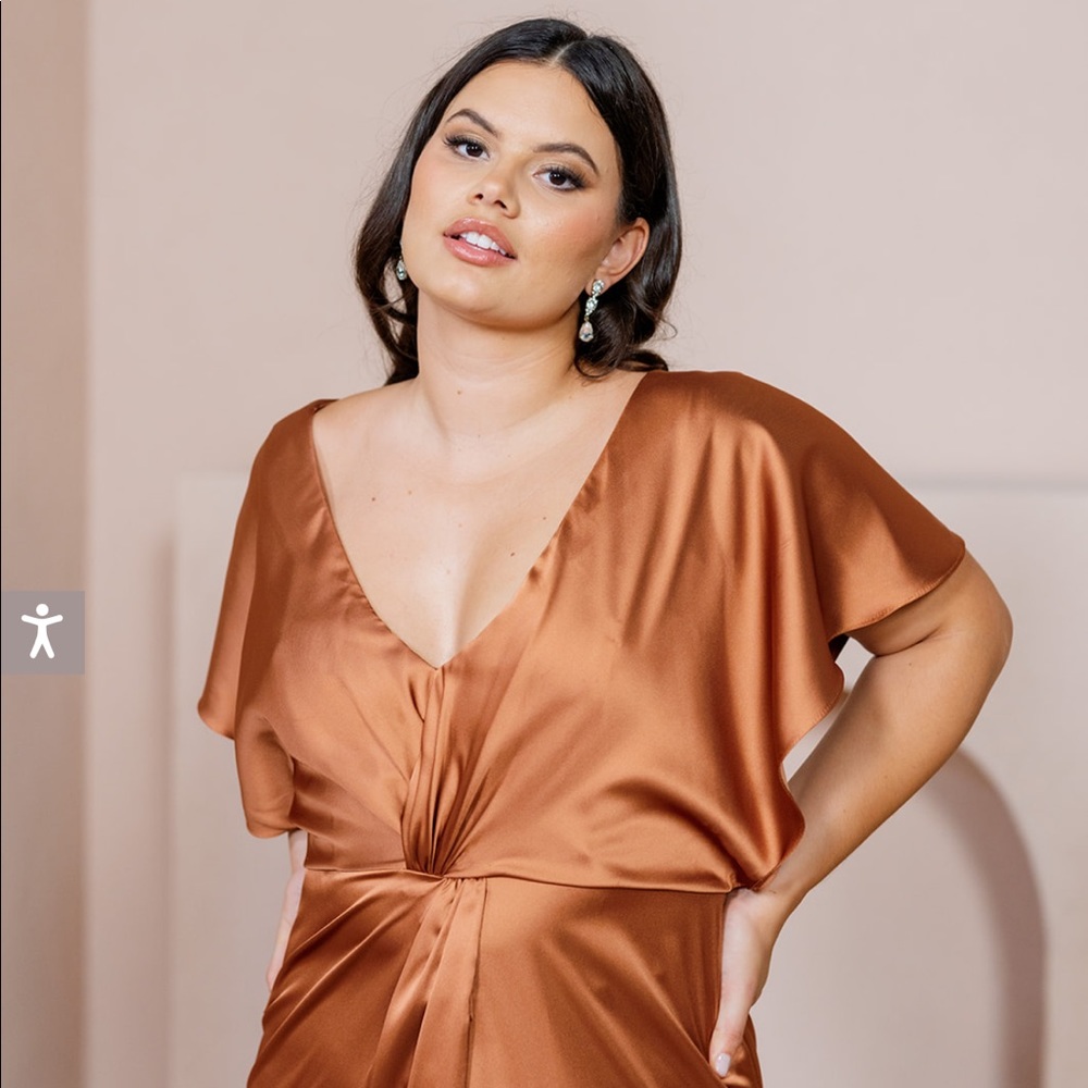 Revelry Gwen Satin Dress
